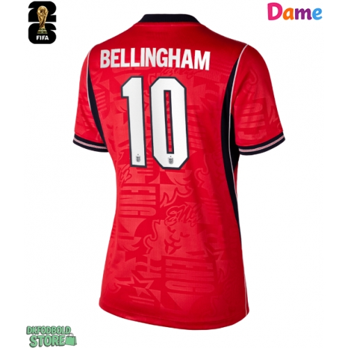 England Jude Bellingham #10 Replika Udebanetrøje Dame VM 2026 Kortærmet